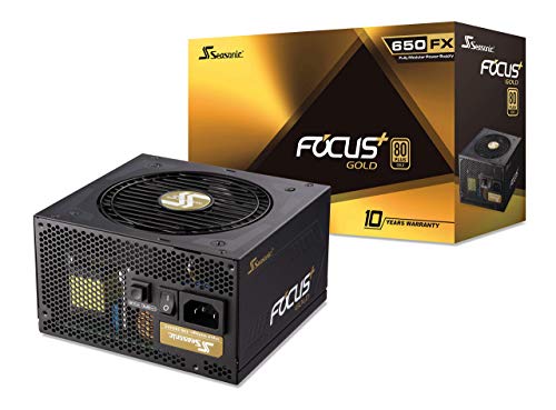 Seasonic FOCUS GX-650 - 650W - 80+ Gold - Full-Modular - ATX Form